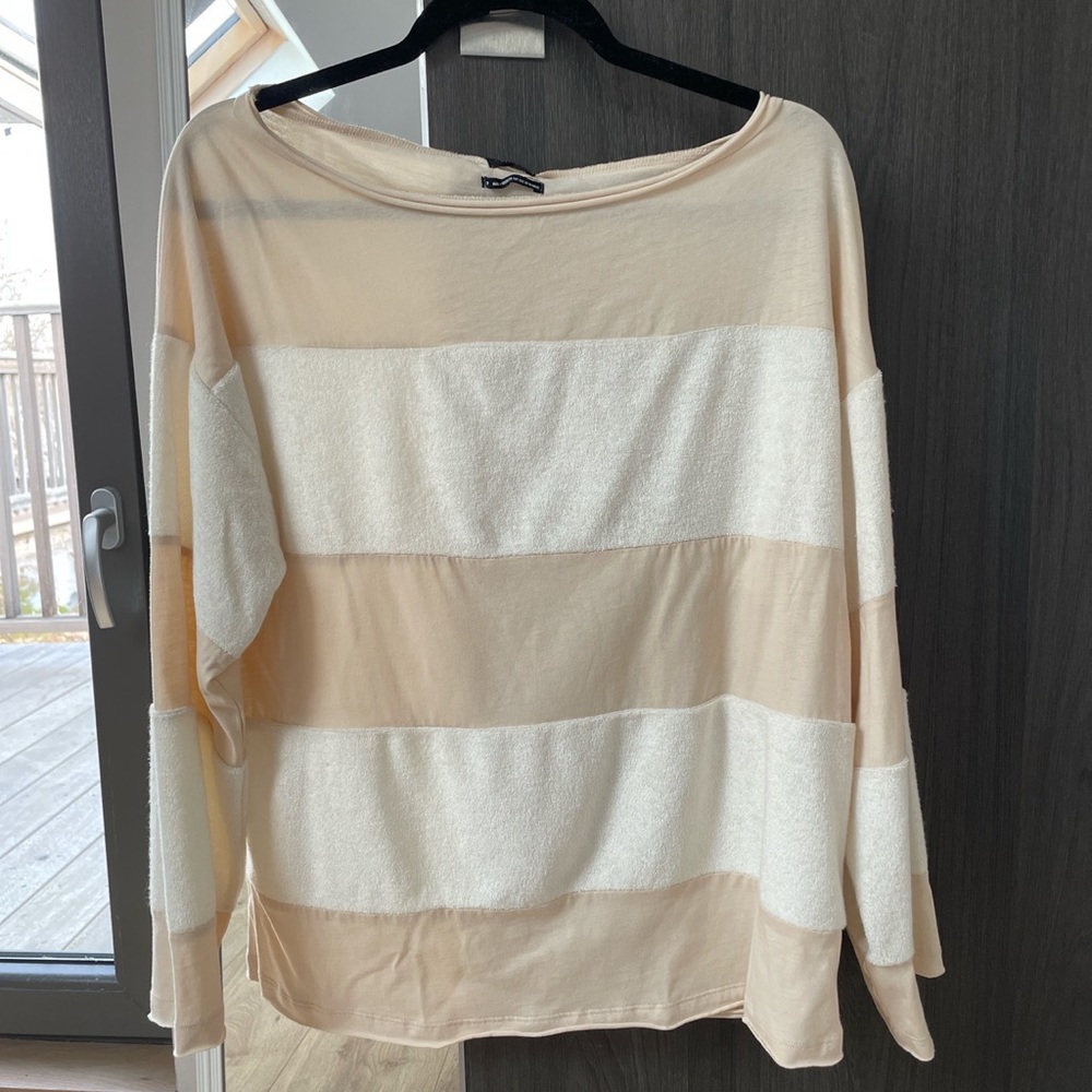 Oversized striped shirt!